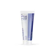 Benzac AC 2.5% Gel Tube showing the Front face.