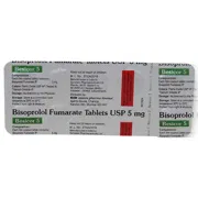 Besicor 5 Tablet Blister Pack showing the Back face.