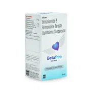 Betafree 5 ml Box/Carton showing the Front face.