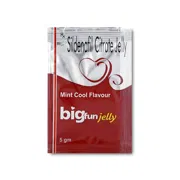 Bigfun Jelly 100 Mg Sachet showing the Front face.