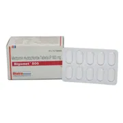 Bigomet 500 Mg Box/Carton + Blister Pack showing the Front and Back face.