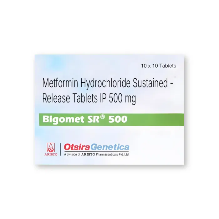 Bigomet 500 mg Tablet SR pack