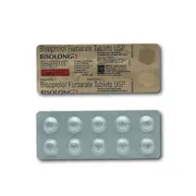 Bisbloc 5 Tablet Blister Pack showing the Front and Back face.