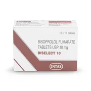 Biselect 10 Tablet Box/Carton showing the Front face.