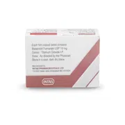 Biselect 10 Tablet Box/Carton showing the Back face.
