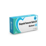 Bisoheart 5 Mg Tablet Box/Carton showing the Front face.