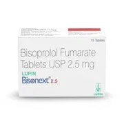 Bisonext 2.5 Mg Tablet Box/Carton showing the Front face.