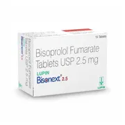 Bisonext 2.5 Mg Tablet Box/Carton showing the Front face.