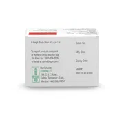 Bisonext 2.5 Mg Tablet Box/Carton showing the Back face.