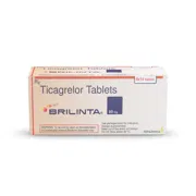 Brilinta 60 Mg Tablet Box/Carton showing the Front face.