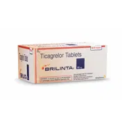 Brilinta 60 Mg Tablet Box/Carton showing the Front face.