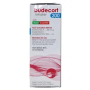 Budecort Inhaler - 200mcg Inhaler showing the Front face.