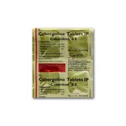 Caberdost 0.5 Mg Tablet Blister Pack showing the Front face.