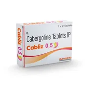 Cabliz 0.5 Tablet Box/Carton showing the Front face.