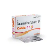 Cabliz 0.5 Tablet Box/Carton + Blister Pack showing the Front face.