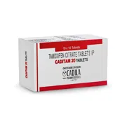 Caditam 20 Mg Tablet Box/Carton showing the Front face.