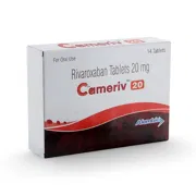 Cameriv 20 Mg Tablet Box/Carton showing the Front face.