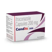 Canditz 200 Capsule Box/Carton showing the Front face.