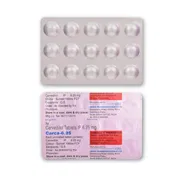 Carca 6.25 Tablet Blister Pack showing the Front/Back face.