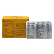 Cardioplus Box/Carton + Blister Pack showing the Front/Back face.