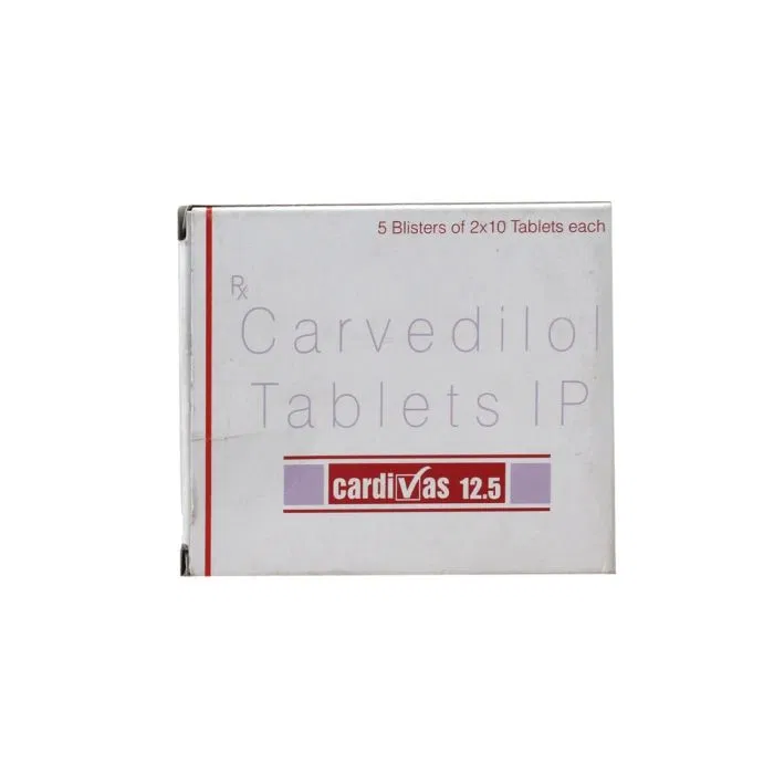 Cardivas 12.5 mg Tablet pack