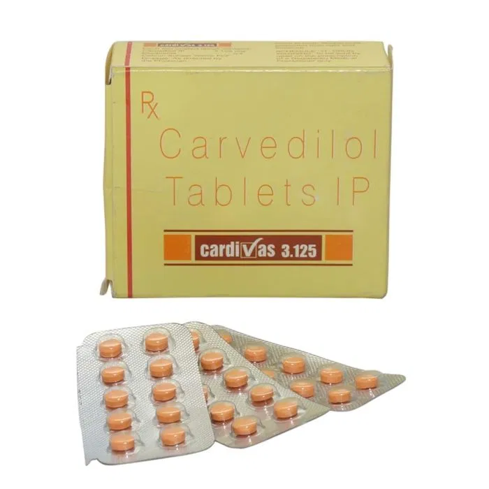 Cardivas 3.125 mg Tablet pack