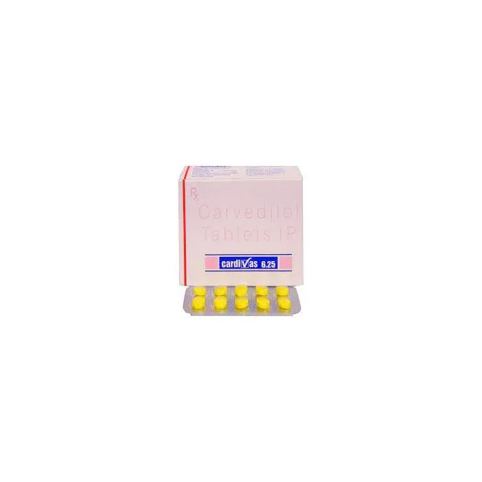 Cardivas 6.25 mg Tablet pack