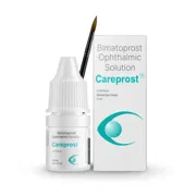 Careprost (With Brush) 3ml 0.03% Bottle + Box/Carton showing the Front face.