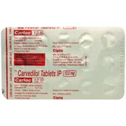 Carloc 12.5 Tablet Blister Pack showing the Front face.