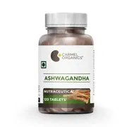 Carmel Organics Ashwagandha 500 mg Tablets Front View