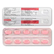 Carvil 12.5 Tablet Blister Pack showing the Front face.