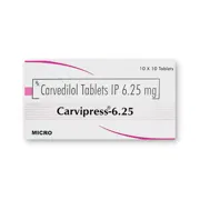 Carvipress 6.25 Tablet Box/Carton showing the Front face.