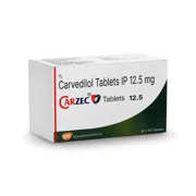 Carzec 12.5 Tablet Box/Carton showing the Front face.