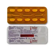 Carzec 12.5 Tablet Blister Pack showing the Front/Back face.