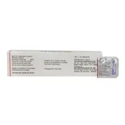 Caverta 50 Mg Box/Carton + Blister Pack showing the Back face.