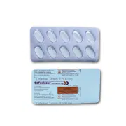 Cefadrox 500 Mg Tablet Blister Pack + Strip showing the Front/Back face.