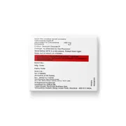 Cefasyn 250 Mg Tablet Box/Carton showing the Back face.