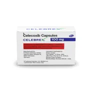 Celebrex 100 mg Capsule Box/Carton showing the Front face.