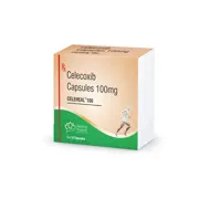 Celeheal 100 Capsule Box/Carton showing the Front face.