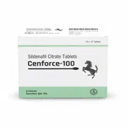 Cenforce 100 Mg Box/Carton showing the Front face.