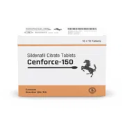 Cenforce 150 Mg Box/Carton showing the Front face.
