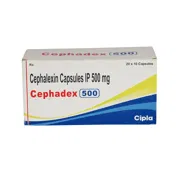 Cephadex 500 Mg Box/Carton showing the Front face.