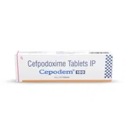 Cepodem 100 Mg Tablet Box/Carton showing the Front face.
