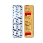 Cetcip 10 Mg Tablet Blister Pack + Strip showing the Front/Back face.