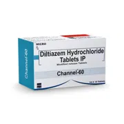 Channel 60 Mg Tablet Box/Carton showing the Front face.