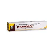 Chlorocol 3 gm Box/Carton showing the Front face.