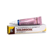 Chlorocol 3 gm Tube + Box/Carton showing the Front face.