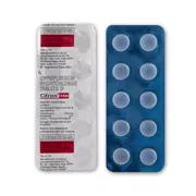 Cifran 250 Tablet Blister Pack showing the Front and Back face.