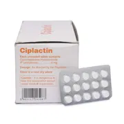 Ciplactin 4 Mg Box/Carton + Blister Pack showing the Front and Back face.