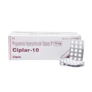 Ciplar 10 Mg Box/Carton + Blister Pack showing the Front face.